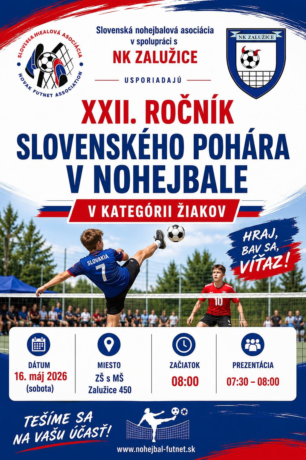 Slovenský pohár v nohejbale žiakov 2026