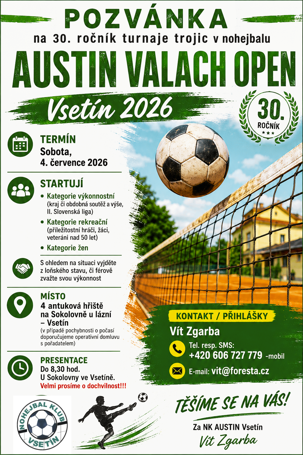 AUSTIN VALACH OPEN Vsetín 2026