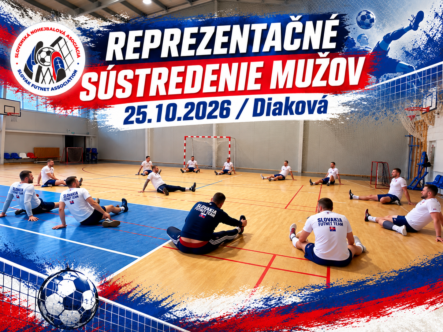 Slovenskí nohejbalisti sa stretnú v Diakovej. Čaká ich reprezentačné sústredenie pred Prezidentským pohárom a MS 2026